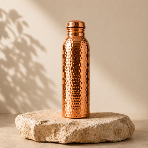 Trinkflasche aus reinem Kupfer