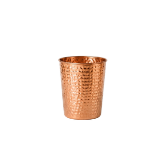 Hammergeschmiedetes Kupferglas