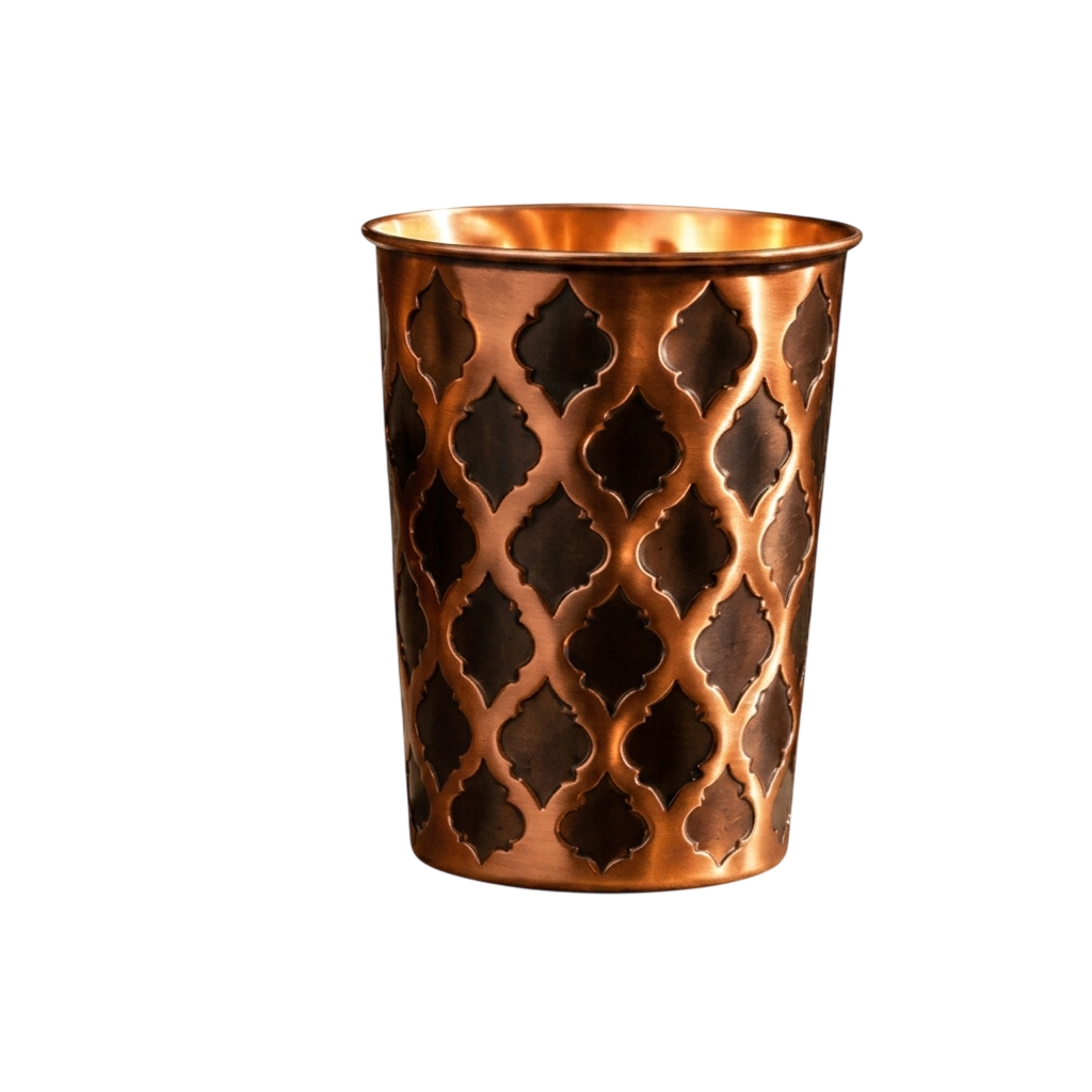 Becher aus massivem Kupfer - Diamond Edition